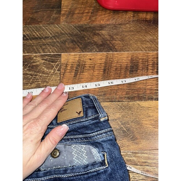 AE American Eagle 2 Pair Denim Bundle Size 2 Regular Straight/flare - Picture 4 of 6